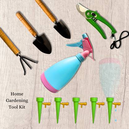 ProTech Services Ultimate Home Gardening Tool Kit – 6-in-1 Garden Tools Set, cutter, spray, etc Garden Tool Kit