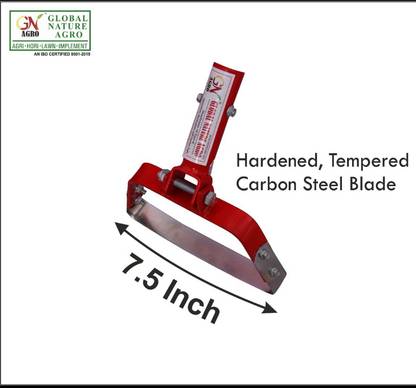 Global Nature Agro Manual weeding tool push pull weeder, 7.5 inches wide Garden Tool Kit