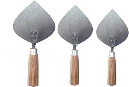 Sage Tools Set of 3 Karni/Kanni (Small, Medium, Large) | Karni Tools for Plaster Garden Tool Kit