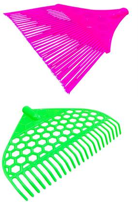 Q8 Twinkle Replaceable Plastic Garden Rake & Broom|Leaf Rake & Leaf Broom Combo Garden Tool Kit