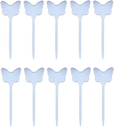 ARM KRAFT 10Pcs Butterfly Design Plastic Garden Plant Labels, Plant Name Tag, Plant Marker Garden Tool Kit