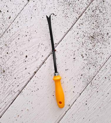 UGAOO Single Prong Weeder With PVC Handle For Indoor Outdoor and Home Gardening NUG_073 Garden Tool Kit