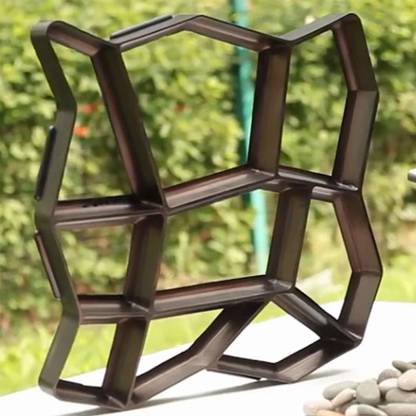 LAVNIK Diy Plastic Molded Paving Mold Path Maker Mold Garden Stone Path Maker Mold Garden Tool Kit