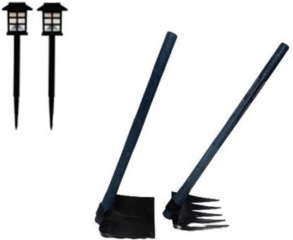 GREEN TOUCH PVC Handle Agriculture Hoe,eeder Remover With Unbrackble Handle,Grass Remover Garden Tool Kit
