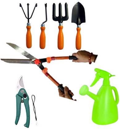 GREEN TOUCH Pack of 7 Useful Gardening Tools Set Combo for Home/Balcony/Terrace/Outdoor Garden Tool Kit