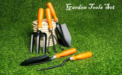 JetFire 5Pcs Gardening Hand Tool Kit for Home, Lawn Gardening Garden Tool Kit