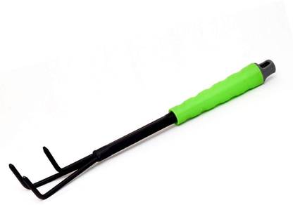 grofly 3 Prong Gardening Tool | Rust Proof Rake Designer Garden Tool Garden Tool Kit