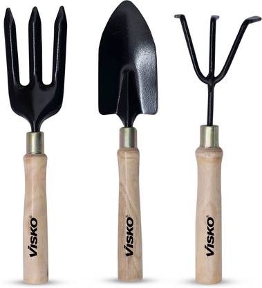 VISKO 554 Garden Tools Set , 3 Pc Tools For Garden Use Garden Tool Kit