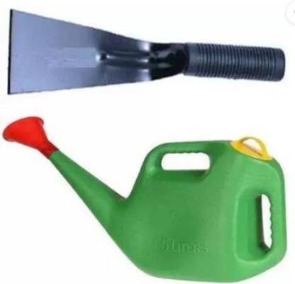 AGT 5 LTR WATER CAN FOR GARDENING , 1" Khurpi ,3 inch Garden Tool Kit