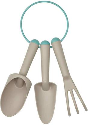 IKEA Digital Shoppy 3-Piece Gardening Set, in/Outdoor Beige/Light Turquoise. Garden Tool Kit