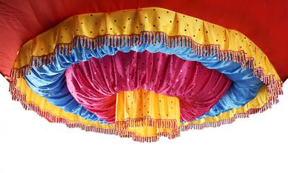 PRIYAKANT SAFAWALA RYF HANDI JHUMAR 5X5 Polyester Garland