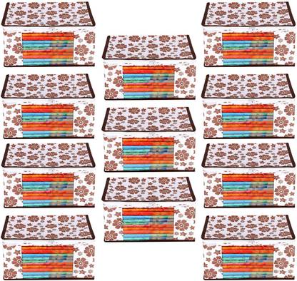 Acnos Pack Of 11 Metalic Brown Design White Chain 11 Piece Non Woven Large Size Cloth Cover Set Pack Of 11
