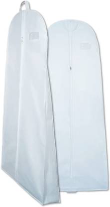 G. Wedding Lehenga Gown Long Dress Garment Cover Bags 72 " With 8" Gusset. Wedding Dress Lehenga Long Dress Storage Bag with front Zip. Pack of 1