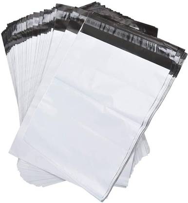DISPATCHWALA (14x18 Inches) Pack of 100 Pieces with POD - Secure Tamper Proof Courier Bags / Pouches / Covers / Mailing Bags (53 Microns) WITH POD Pouches 14x18 inches 100 PCS