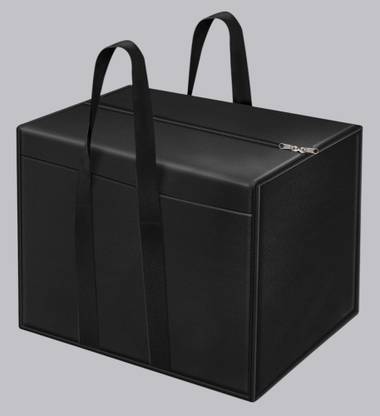 STORITE Big Storage Bag Convenient Underbed Organizer Bag for Clothes, Bedding, and Seasonal Items Zipper Closure and Handle - 57x40.5x36.8 cm