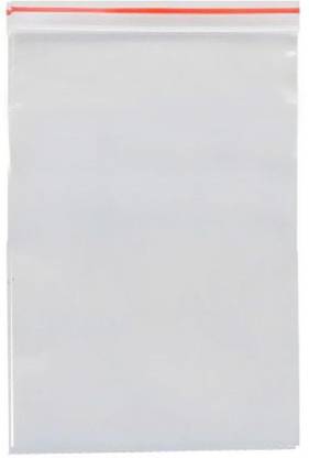Supercom Zip lock pouch bag 4 x 5 Inch (10 x 13 cm) - 100 pcs Small Size with Reusable/Resealable Zip Seal Zip Lock Bags For Airtight Seal / Suitable for small items such as medicines , earrings
