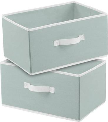 IMCREATIONS Multipurpose Rectangular Drawer Storage Organizer For Clothes & Toys Combo of 2 Storage Box