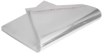 Rozy collection Rozy Packing Transparent Polythene Bags for packing SIZE 7"X 18" INCH