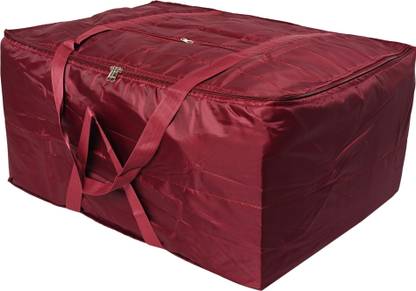 Devito Garments Blanket Cover/Multipurpose Bag Blanket Cover/ Parachute Water Proof / Double Bed Blanket Bag Cover/Saree Bag Maroon Jumbo Bag