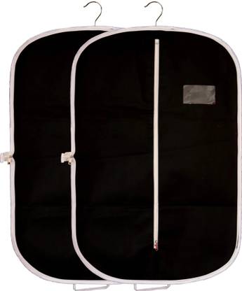 CHAMPARAN Stylish Foldable Tear Resistant and Water Resistant Non Woven Coat/Suit/Blazer/Garment Covers Pack of 2