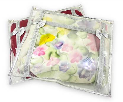 RAAHII 10 piece saree cover wedding gifting saree bag transparent suit packing cover