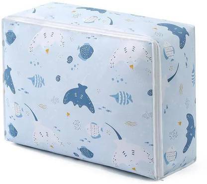 FLOSTRAIN pouch Moisture Resistant Blanket Cover Bag Large Size Clothes Storage Organizer Bag Dust-Proof Storage Bag