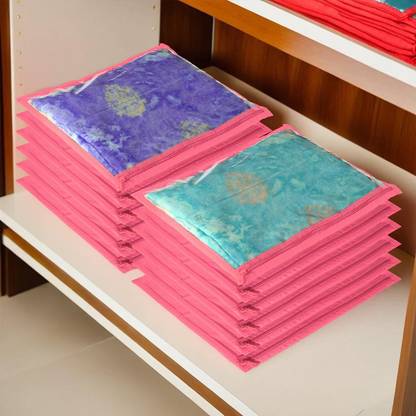 KUBER INDUSTRIES Designer Single Saree Cover 12 pcs set MKU014
