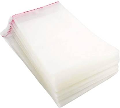 GrahLogy 12x16 (50Pcs) Reusable Bags for Clothes Transparent Packing Cover Bag for A4 Size Documents/Tshirts/Pant transparent Packing Cover Bags For Clothes