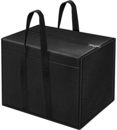 Mteaser Set of 1 Moisture Proof Non-Woven Rectangular Big Underbed Clothes Storage Organizer Bag Foldable Blanket Cover with Zipper and Handles