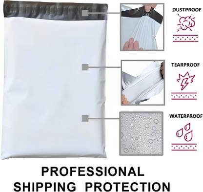 ABS Security Bag Tamper Proof Courier PackagIng Plastic With POD Pouch 8 X 10In (Pack of 100) Shipping/ Packing/ Courier Bag/ Envelopes/ Pouch/ 20.32 X 25.4 Cm (Set of 100)