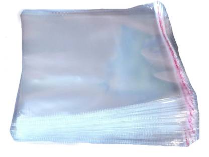 Raga Plus Self Adhesive Bopp Bag Transparent Packing Cover Bag for Saree/Tshirts/Pant transparent Packing Polythene Bags For Clothes