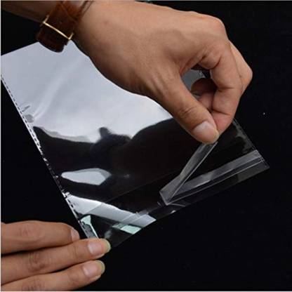 ADITYA Polythene Packing Bags BOPP Transparent Polythene Clear Bags Pouches For Jewellery SIZE 5"X 8" INCH Packing Transparent Polythene Bags for packing