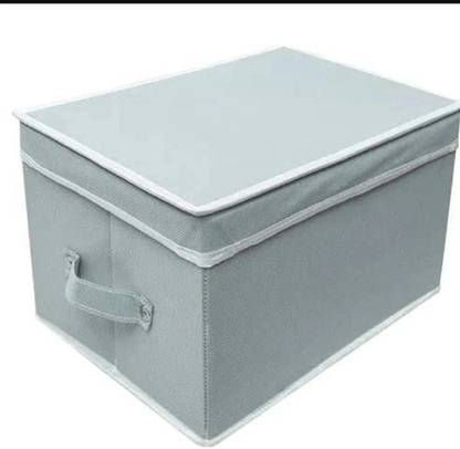 Craficial Storage Box Foldable Organizer for Cloths,kid's toy with Top Lid (Pack of 1) Box to Store Household Items
