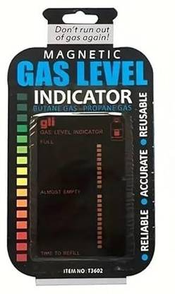 JIRNDAL Magnetic Gas Level Indicator, Accurate, Reusable New Magnetic Gas Cylinder Tool Gas Cylinder Trolley