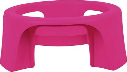 KUBER INDUSTRIES Plastic Multipurpose Plant Pot Water Pot Gas Cylinder Stand (Pink) - CTKTC21001 Gas Cylinder Trolley