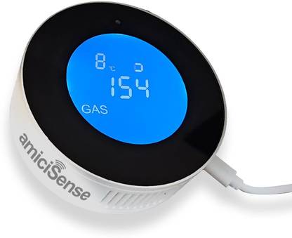 amiciSense WiFi LPG /Natural Gas Leak Alarm Sensor, SmartLife App Compatible Flammable Gas Detector
