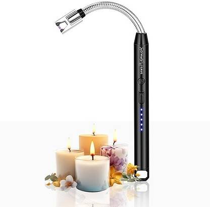 youth gallery Rechargeable Electric Arc Lighter for Gas Stove, Kitchen Windproof USB Lighter Steel, Plastic Electronic Gas Lighter