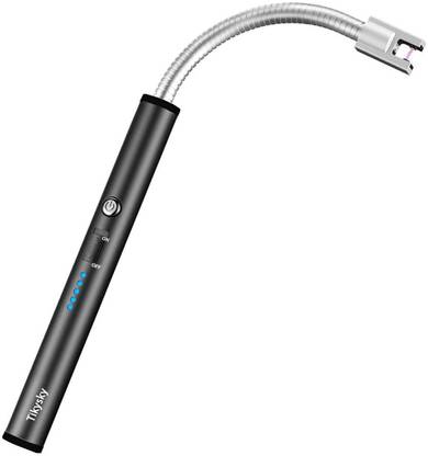 FGG 360 Degree Flexible Neck Electric Gas Lighter Rechargeable Lighter for Candles Plastic Electronic Gas Lighter