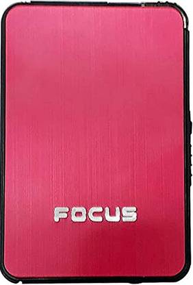 Puff Smart Focus Cigarette lighter Red Focus Ultra Thin Cigarette Case With Inbuilt Cigarette Pocket Lighter Pocket Lighter