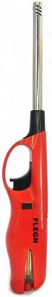 FLEGN Kitchen Stove Gas Lighter with Adjustable Flame for Candle Use Plastic, Steel Gas Lighter