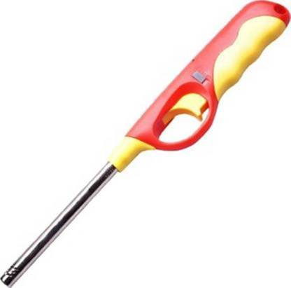 Prachiva Sales Refillable Gas Lighter for Kitchen Gas Stove,and Multipurpose use Candle Lighting Plastic, Steel Gas Lighter