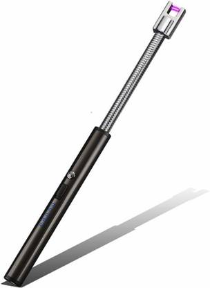 सिब्ज़ Rechargeable Electric Lighter for Candle,Gas Stove with 360° Flexible Windproof USB Plasma Rechargeable Electric Lighter पॉकेट लाइटर