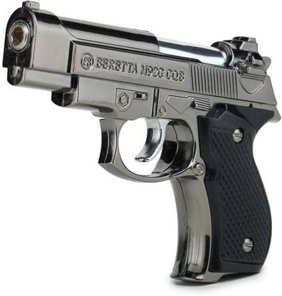 stupefying Pocket Gun Shape Cigarette/Gas Lighter For travel Steel Gas Lighter