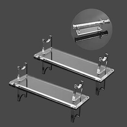 Parikshit Sublimation Acrylic Lighter Display Stand Knife Holder Support All Swords Light Saber Plastic Gas Lighter