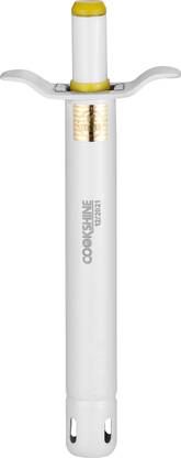COOKSHINE Snow White Gas Lighter, Assured 10Lac Sparks Color Gas Lighter Cast Iron Electronic Gas Lighter