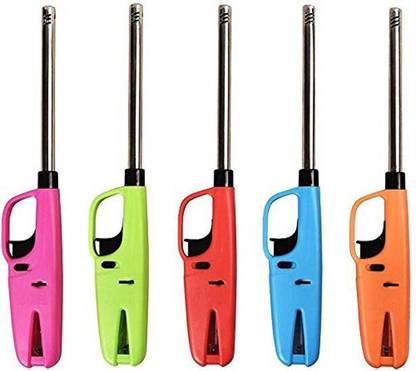 Kinematic Enterprise Refillable Gas Lighter (Pack of 5) Plastic Gas Lighter