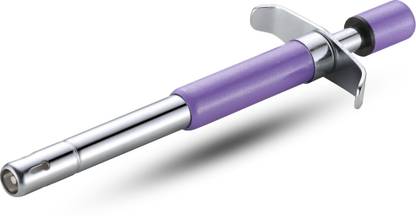 SMART LINE Smart Line High Quality Purple Stainless Steel Gas Lighter, Assured Sparks Steel Gas Lighter