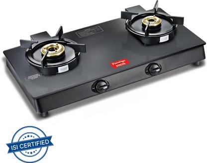Prestige Svachh Neo GTSN 02 with Liftable Burners Glass Manual Gas Stove
