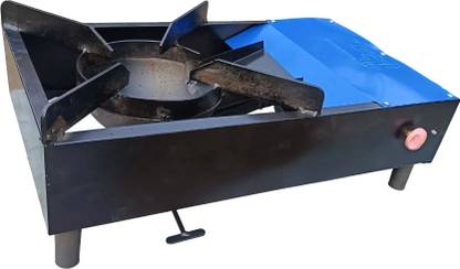 Sanskruti Chul Wood & Coal Stove Lakud Kolsa Shegadi Indoor/Outdoor Blue Iron Manual Gas Stove