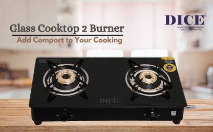 Dice B2 Mini CI Burner Glass Manual Gas Stove